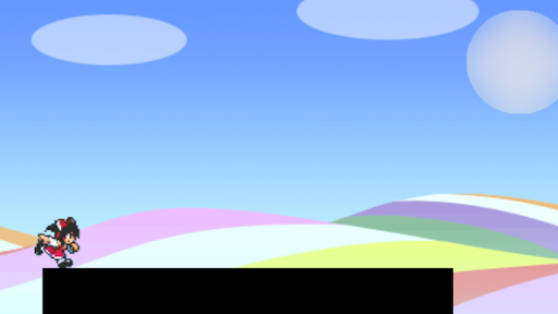 Android application 走る霊夢 screenshort