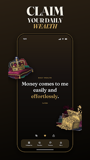 Wealthy: Money Affirmations screenshot 1