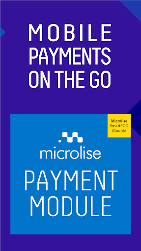 Android application Microlise Payment Module screenshort