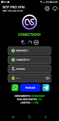 NTP PRO VPN Screen 3