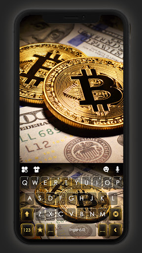 Android application Bitcoin Dollar Keyboard Backgr screenshort