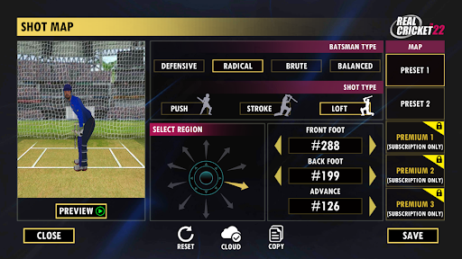 Real Cricket 22 v0.8 MOD APK (Gold, Platinum Shots) for android Gallery 6