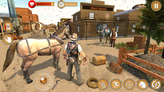 Western Cowboy Gun Shooting Fighter Open World  screenshots 19