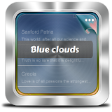 Blue clouds GO SMS icon