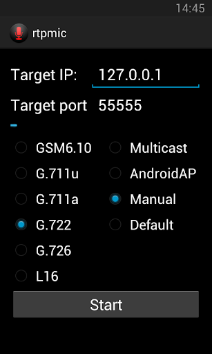 RtpMic Screen 2