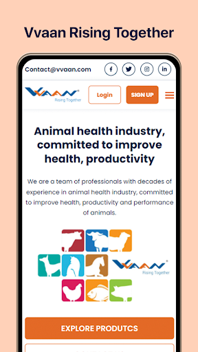 Android application VAH Care screenshort