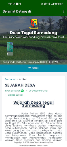 Tegal Sumedang Bisa Screen 3