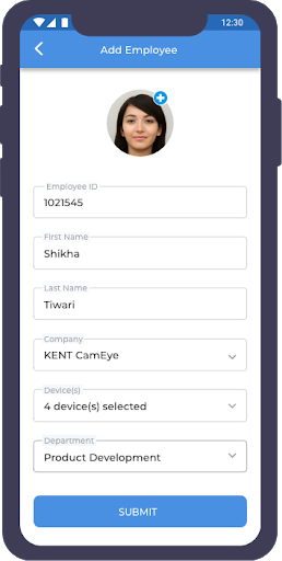 Kent CamAttendance Admin Screen 3