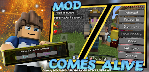 Villagers Family Mod for MCPE Android App