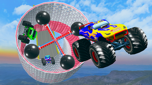 Monster Truck Car Stunt Game Screen 2
