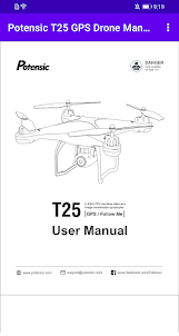 Potensic T25 GPS Drone Manual