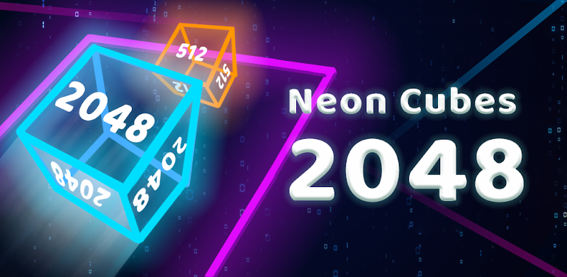 Neon Cubes 2048