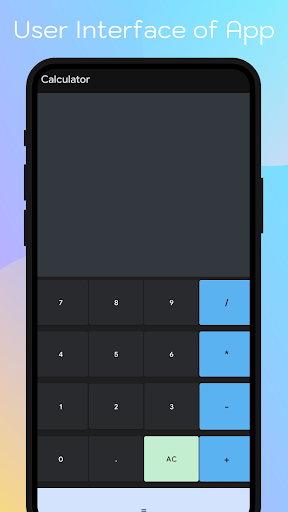 Android application Calculator screenshort