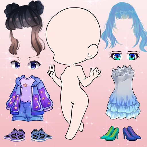 Gacha Life PNG — Clothes, eyes, accessories, hair