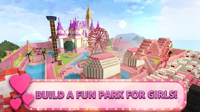 Girls Theme Park Craft Water Slide Fun Park Games Apps On Google Play - building my own roblox theme park roblox
