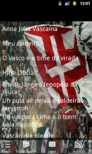 Android application Vasco - Músicas da Torcida screenshort