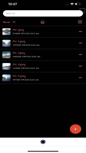 Android application Reflective Image screenshort