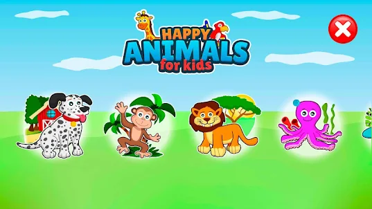 Happy Animals for Kids - Educa