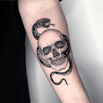 Cover Image of Download Skull Tattoo  APK
