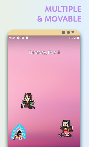 Anime Shimeji - Cool Sticker A Screen 3
