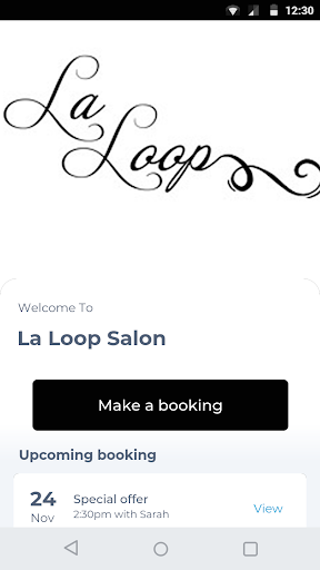Android application La Loop Salon screenshort