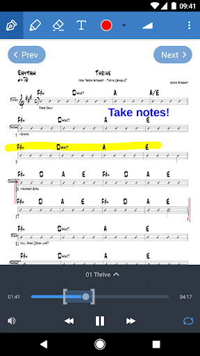 Planning Center Music Stand Screen 2
