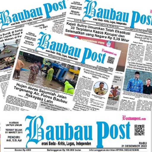 Koran Online Baubau Post logo