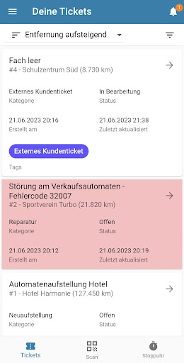 Android application VeCoDesk screenshort