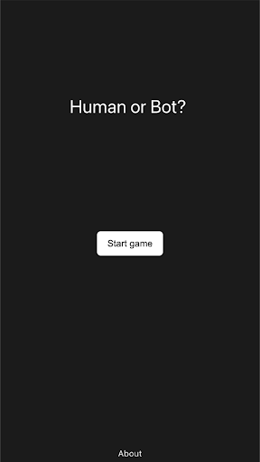 Android application Human or Not screenshort