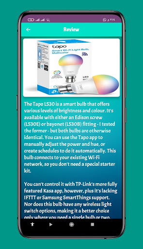 Tapo Smart Light Bulb guide Screen 3