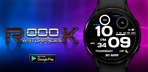Android application Digital Sport Color Watchface screenshort