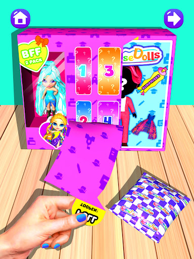 Android application OMG Dolls Surprise Unbox Games screenshort