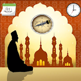 Qibla and Prayer times pro icon
