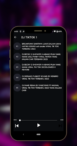 Android application DJ SLOW BASS TERBARU 2023 screenshort