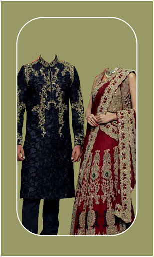 South Indian Couple Photo Suit
