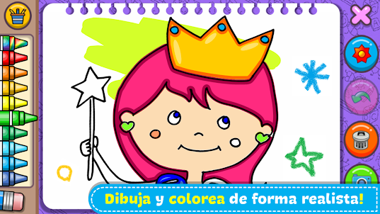 Princesas - Libro de Colorear