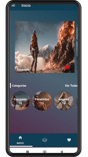 Android application Outfits paisajes y disfraces screenshort