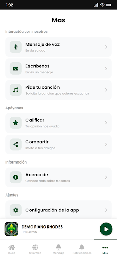 App screenshot