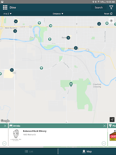 Screenshot of Visit Baraboo!