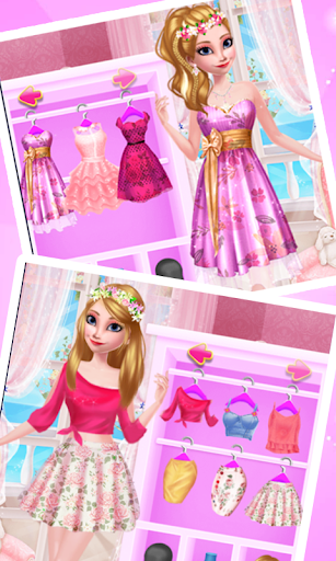 Sisters Red Dressup Makeup Screen 3
