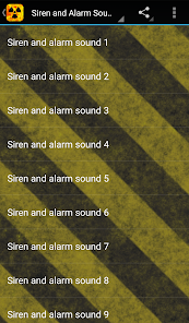 Screenshot 2 Sonidos de sirena y alarma android