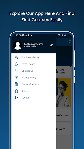 Android application Scientified screenshort