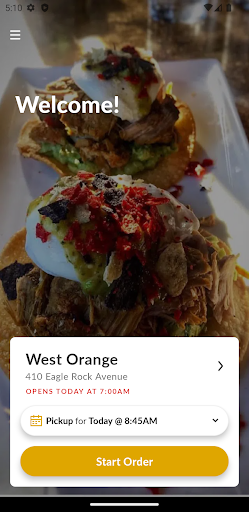 Android application Chit Chat Diner screenshort