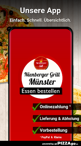 Android application Nienberger Grill Münster screenshort