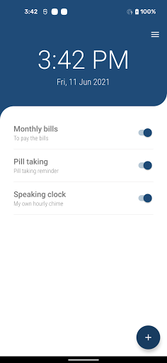 Android application Voice Reminder screenshort