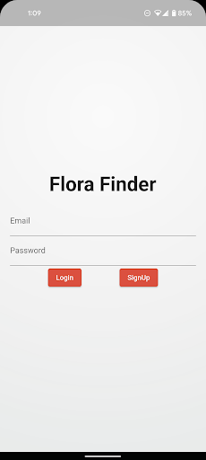 Android application Flora Finder screenshort