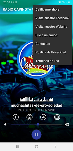 RADIO CAPINOTA WEB Screen 3
