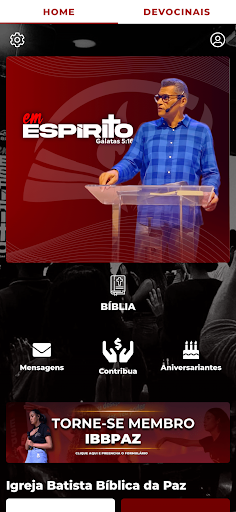 Android application IbbPaz screenshort
