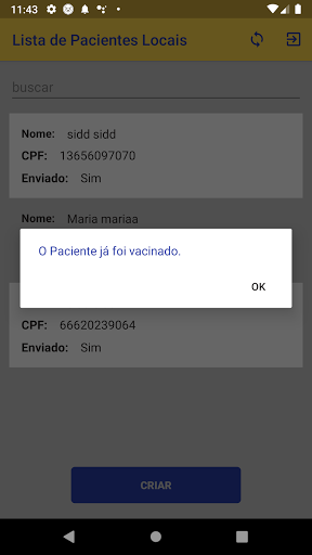 Controle de imunização Maceió Screen 2