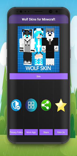 Android application Wolf Skins for Minecraft screenshort
